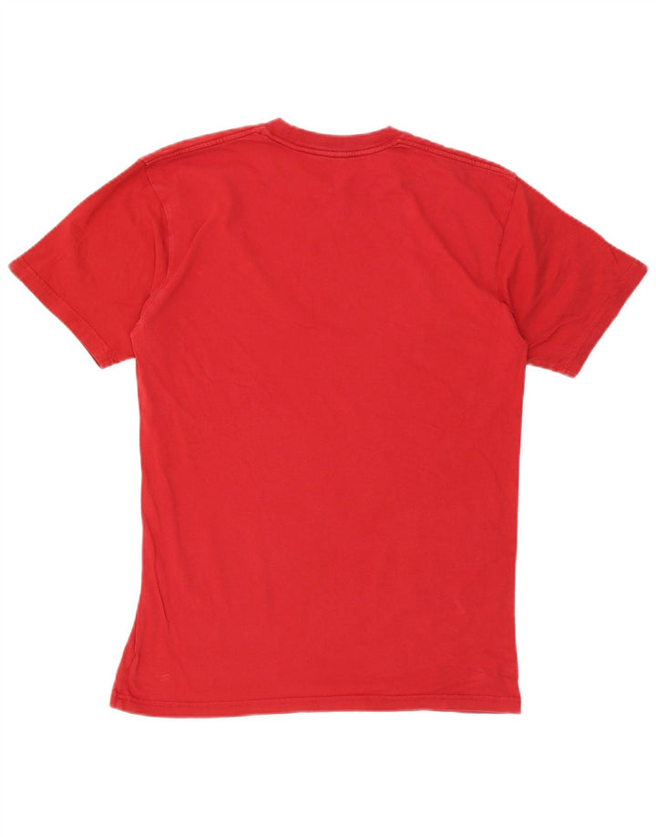Vans Herren-T-Shirt mit klassischer Passform, mittelroter Baumwolle