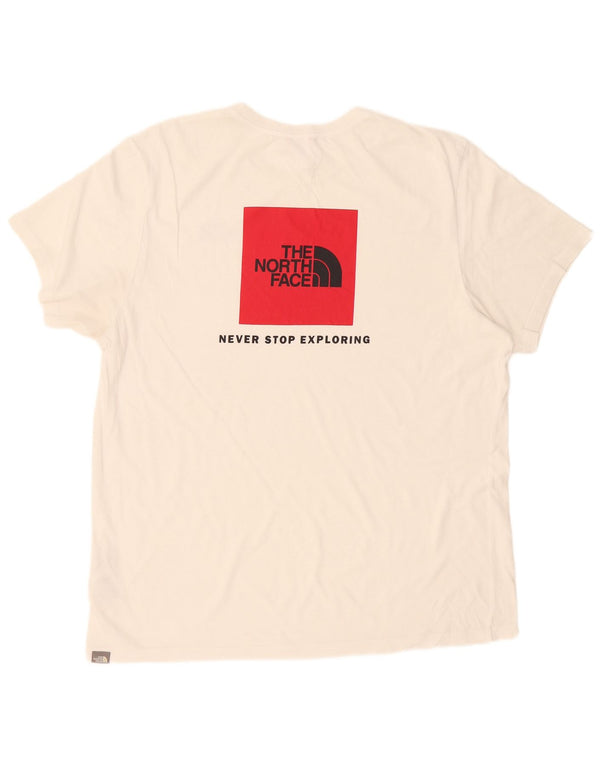 The North Face Herren-T-Shirt mit Grafik, XL, weiße Baumwolle
