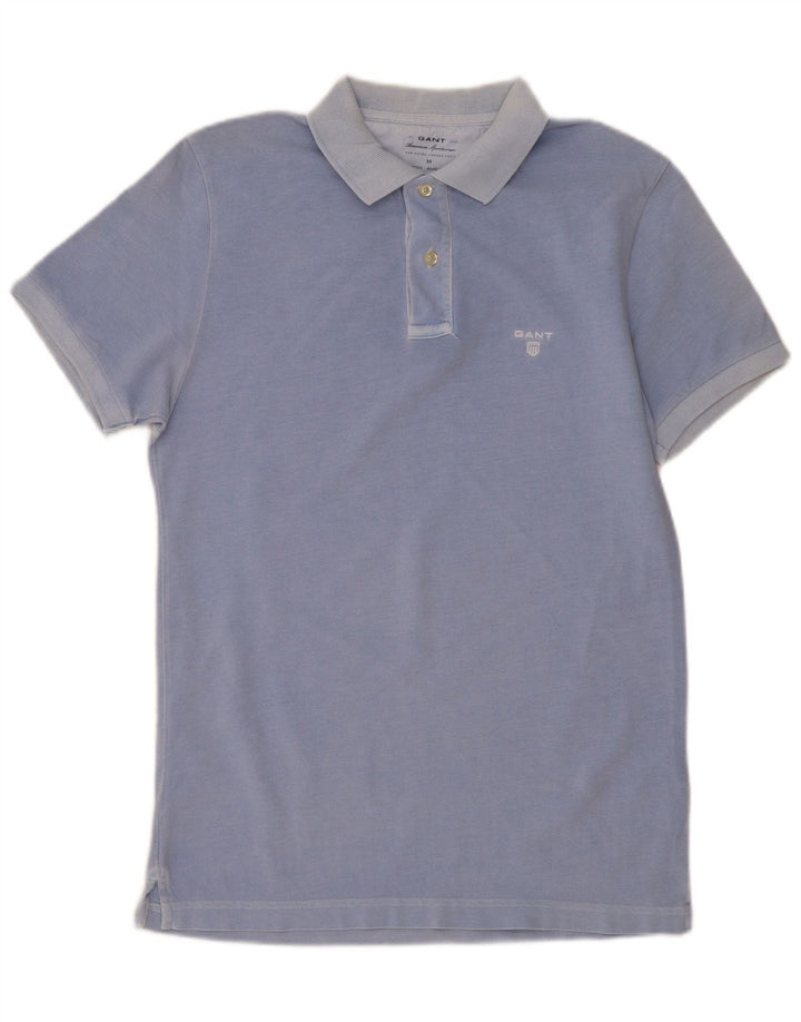 GANT Mens Polo Shirt Medium Blue Cotton