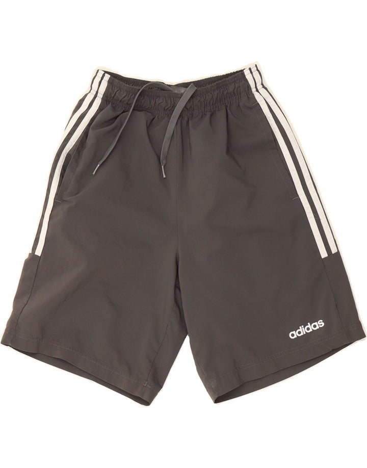 ADIDAS Mens Sport Shorts Small Grey Polyester Vintage Adidas and Second-Hand Adidas from Messina Hembry 