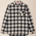 Tommy Hilfiger Herren-Flanellhemd mit normaler Passform, groß, marineblau, kariert, Baumwolle
