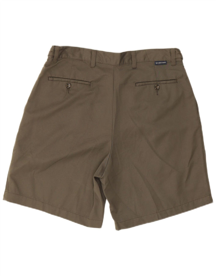 Dockers Herren Pegged Chino Shorts W34 Large Khaki Polyester