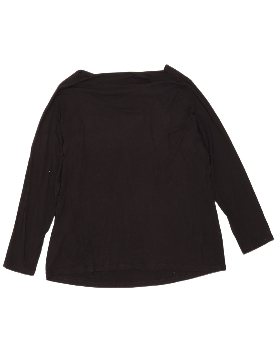 Perte by Krizia Damen-Oberteil mit abstraktem Muster, langärmlig, UK 18, XL, Schwarz