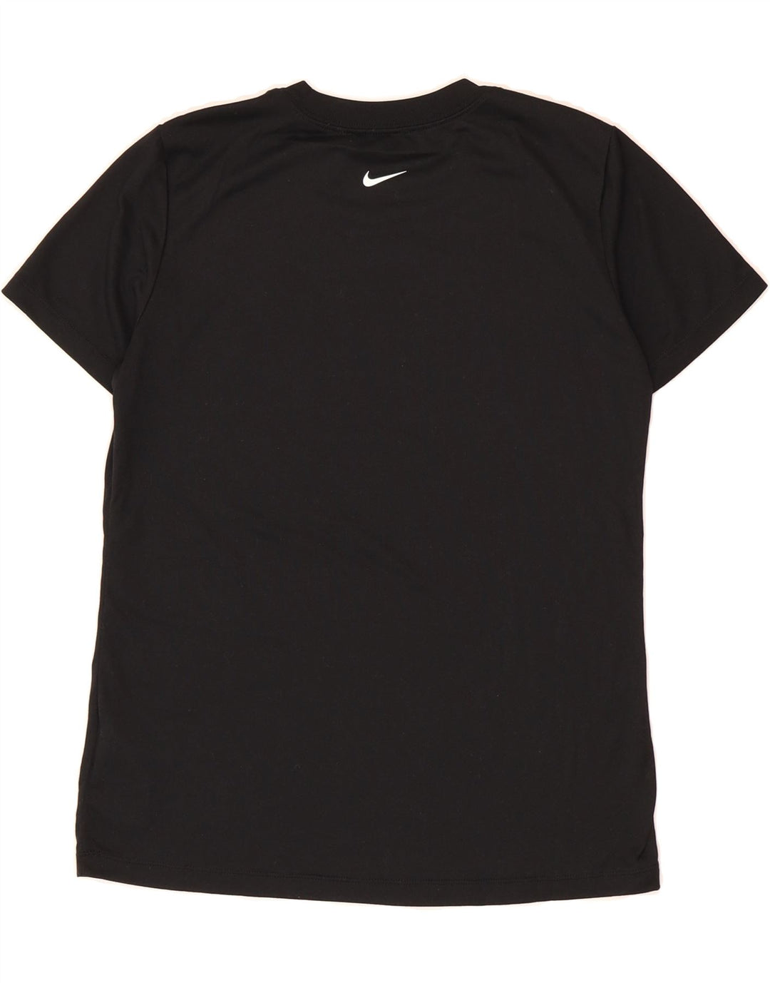 NIKE Womens Dri Fit Graphic T-Shirt Top UK 10 Small Black Polyester Vintage Nike and Second-Hand Nike from Messina Hembry 