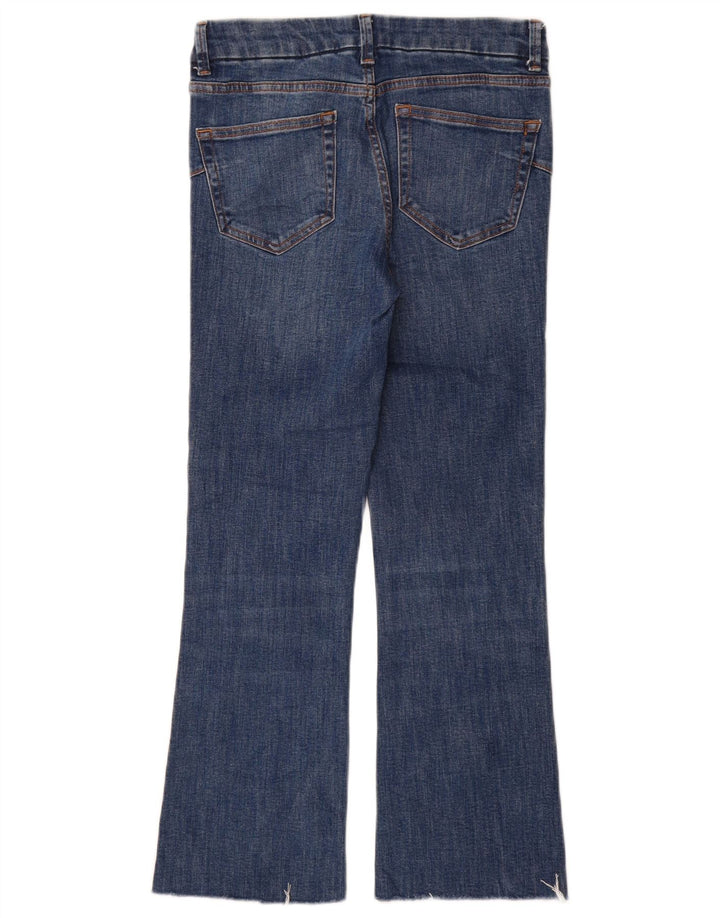 Zara Damen Bootcut Jeans EU 36 XS W26 L28 Blau