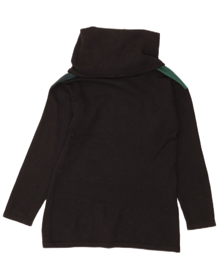 Luisa Spagnoli Damen-Pullover mit Rollkragen, Gr. 10, Größe S, Schwarz