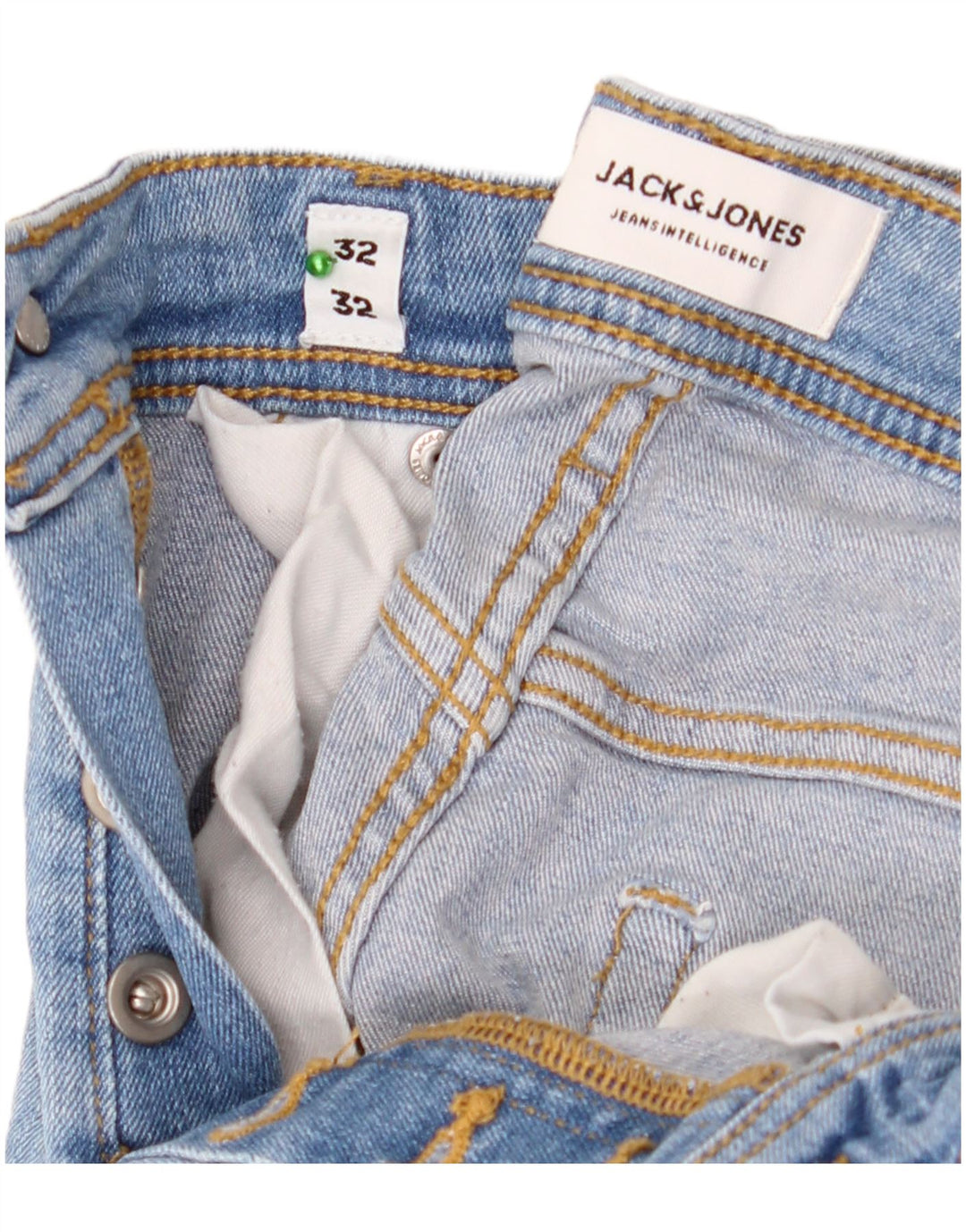 Jack & Jones Damen Slim Jeans W32 L32 Blaue Baumwolle