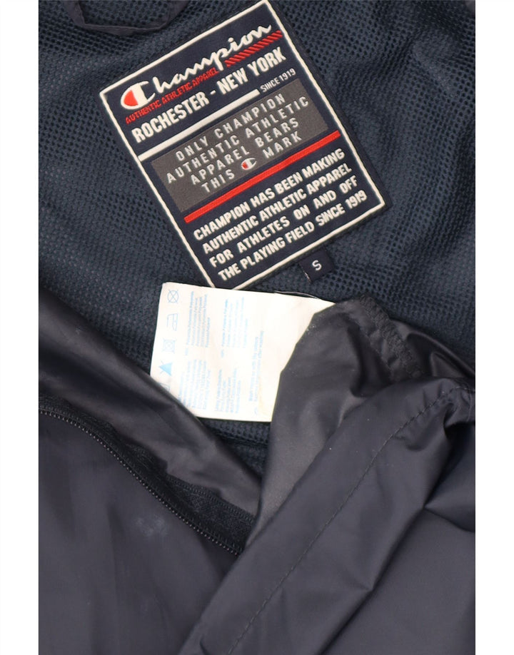 Champion Herren-Regenjacke mit Kapuze, Größe S, Marineblau, Größe 36, Polyamid