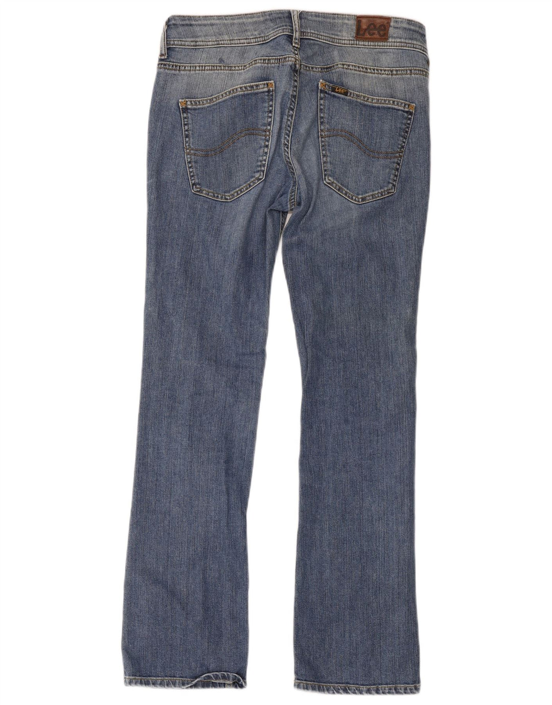 Lee Damen Bootcut-Jeans W31 L31 Blaue Baumwolle
