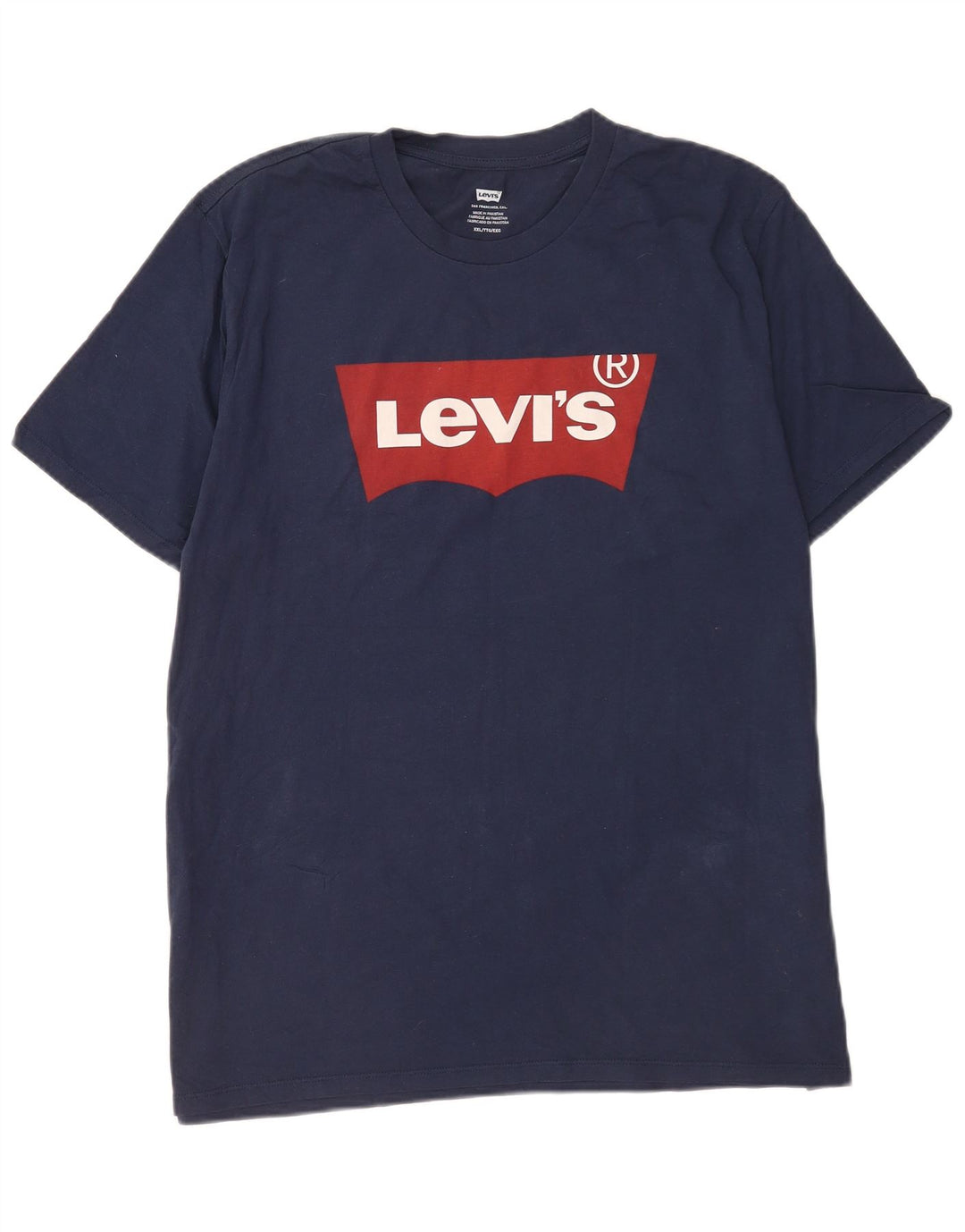 Levi's Herren-T-Shirt mit Grafik, 2XL, Marineblau, Baumwolle