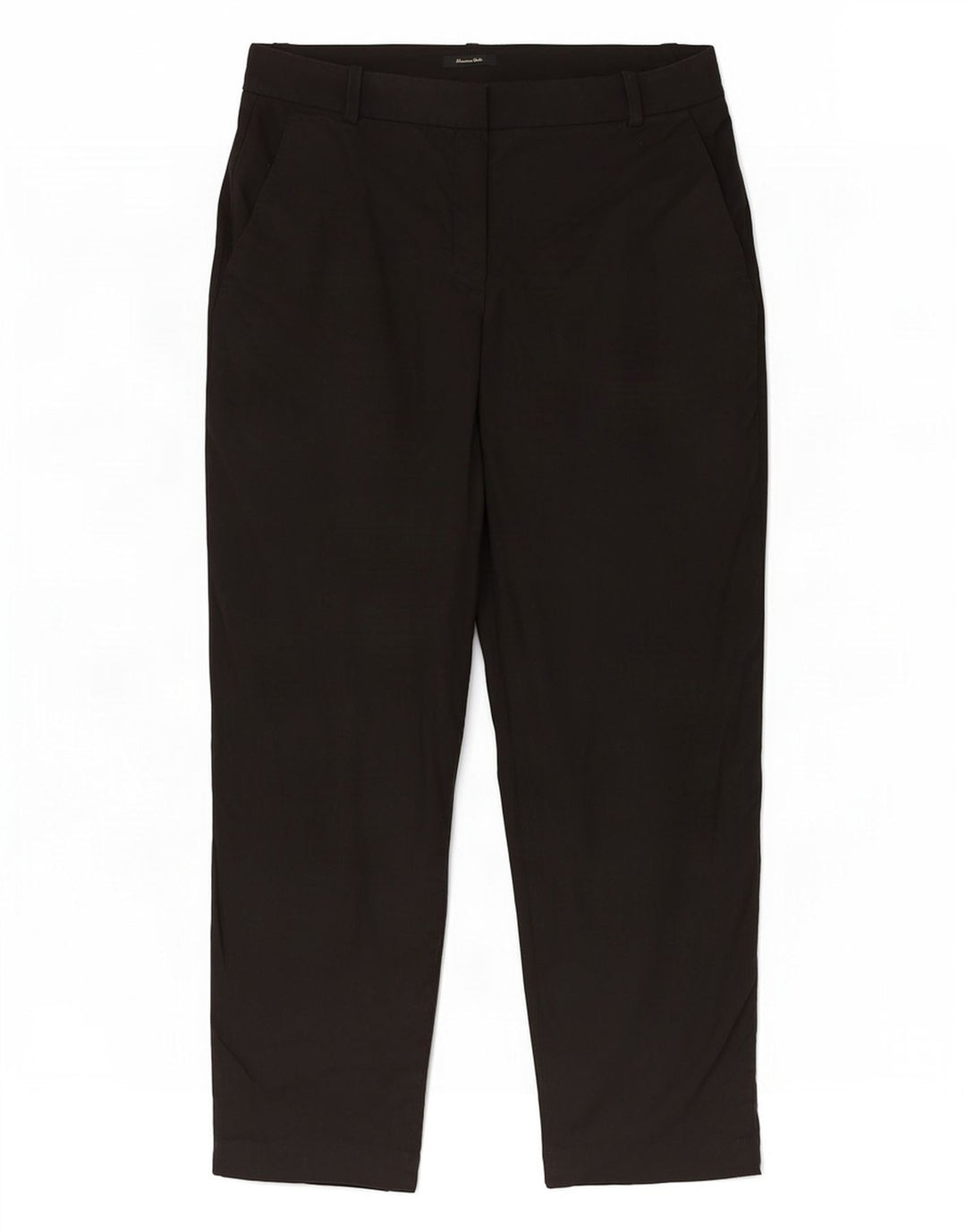 Massimo Dutti Damen Kurze Hose EU 40 Medium W30 L25 Schwarzes Leinen