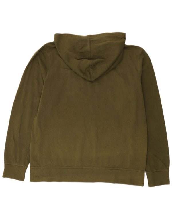 Hurley Mens Graphic Hoodie Jumper Medium Khaki Cotton