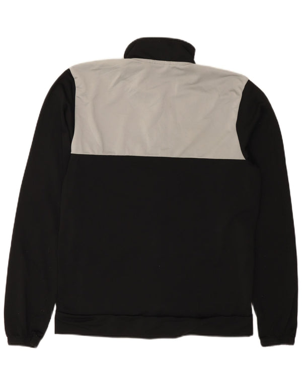 Adidas Herren Trainingsanzug Top Jacke UK 40/42 Medium Schwarz Polyester