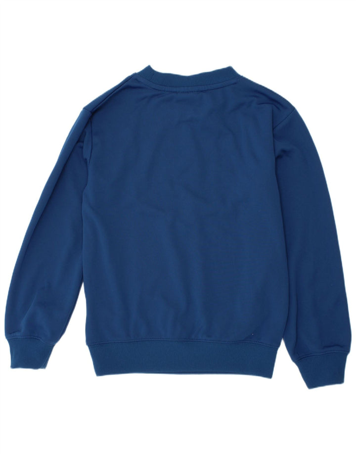 Nike Jungen-Sweatshirt mit Grafik, 7–8 Jahre, XS, blaues Polyester