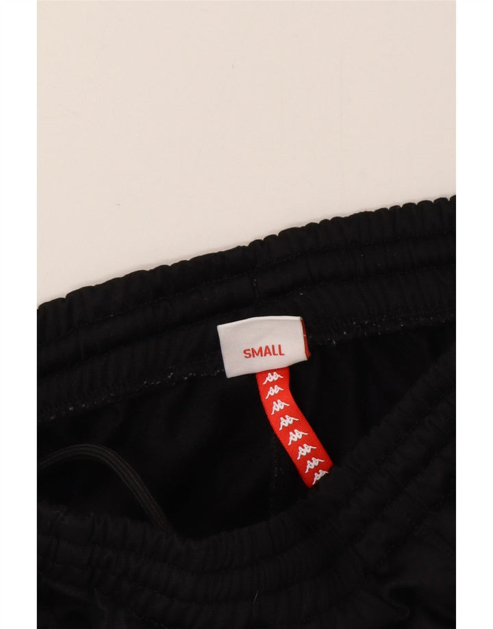 Kappa Herren-Trainingshose mit Grafik, Größe S, Schwarz, Polyester