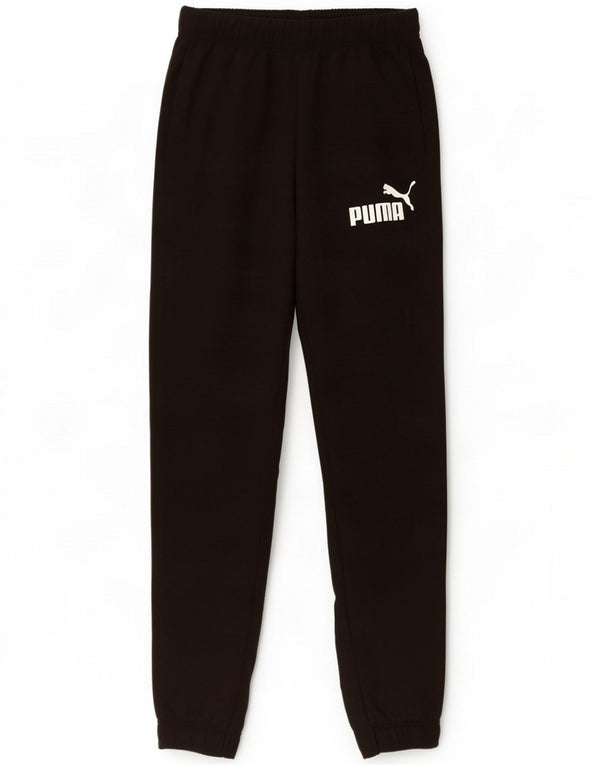 Puma Mens Tracksuit Trousers Joggers Small Black Polyester
