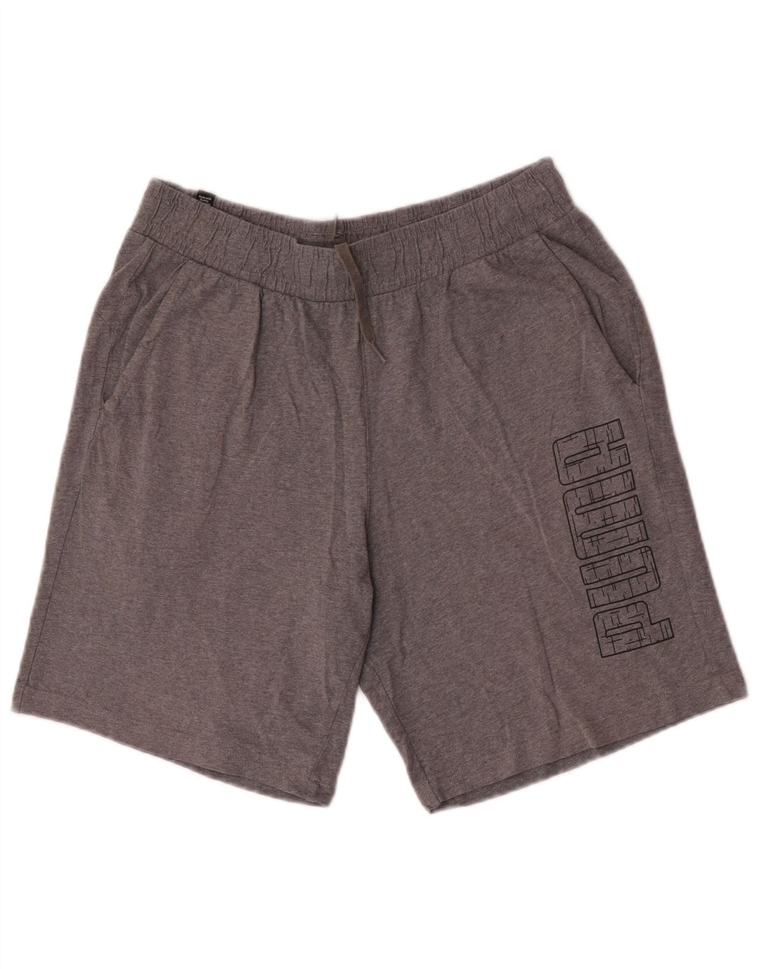 Puma Herren Graphic Sport Shorts Mittelgrau meliert