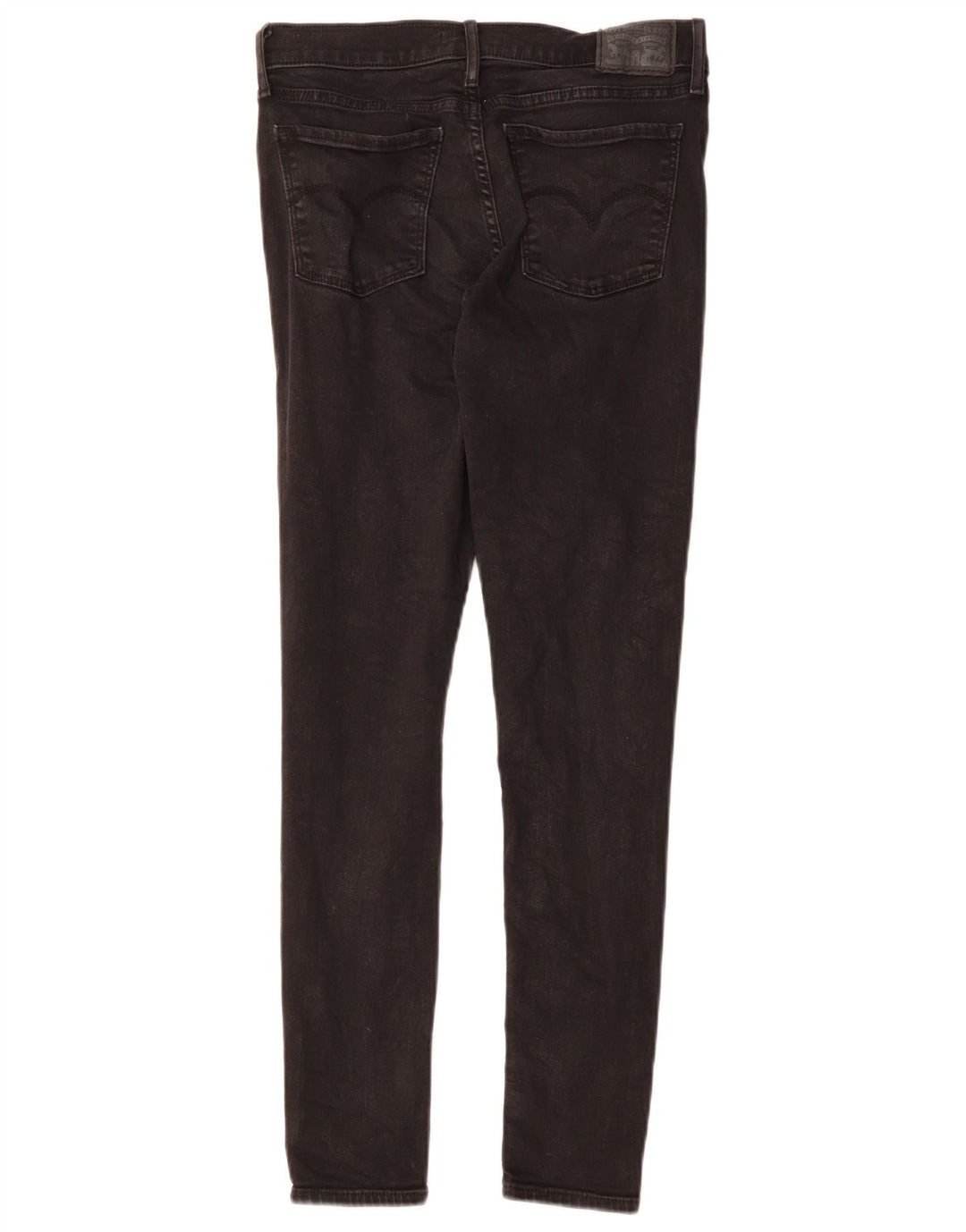 LEVI'S Damen 710 Super Skinny Jeans W29 L28 Schwarze Baumwolle