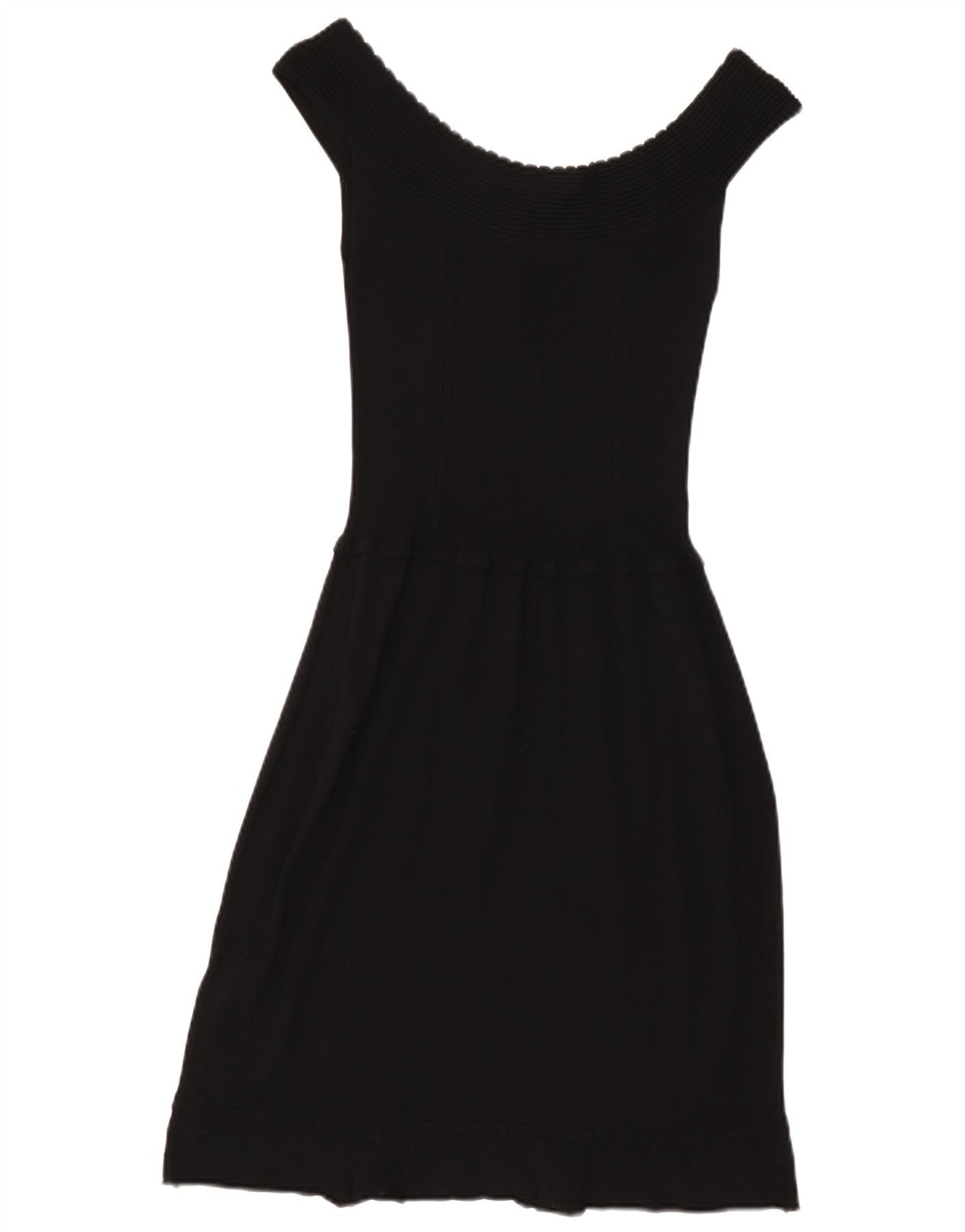 Liu Jo Damen Schulterfreies Kleid IT 44 Mittelschwarze Viskose
