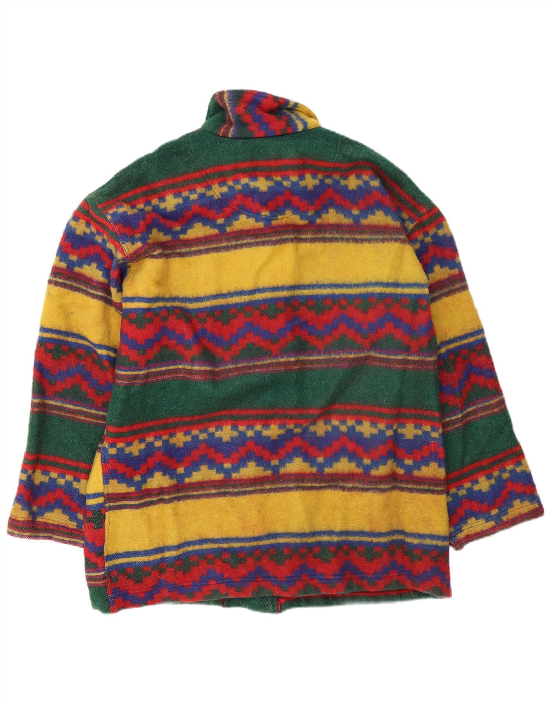 Akah Tex Herren-Windbreaker-Mantel UK 39/40 Mittel Mehrfarbig Geometrisch