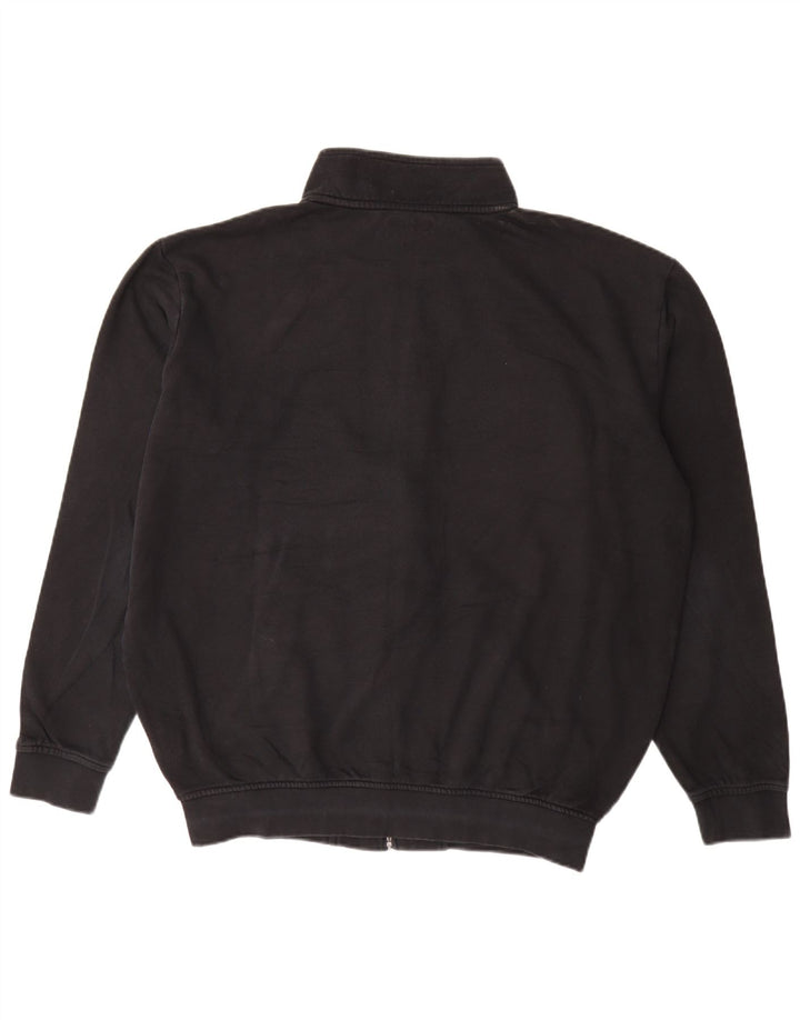 Kappa Herren Trainingsanzug Top Jacke 2XL Schwarz Baumwolle