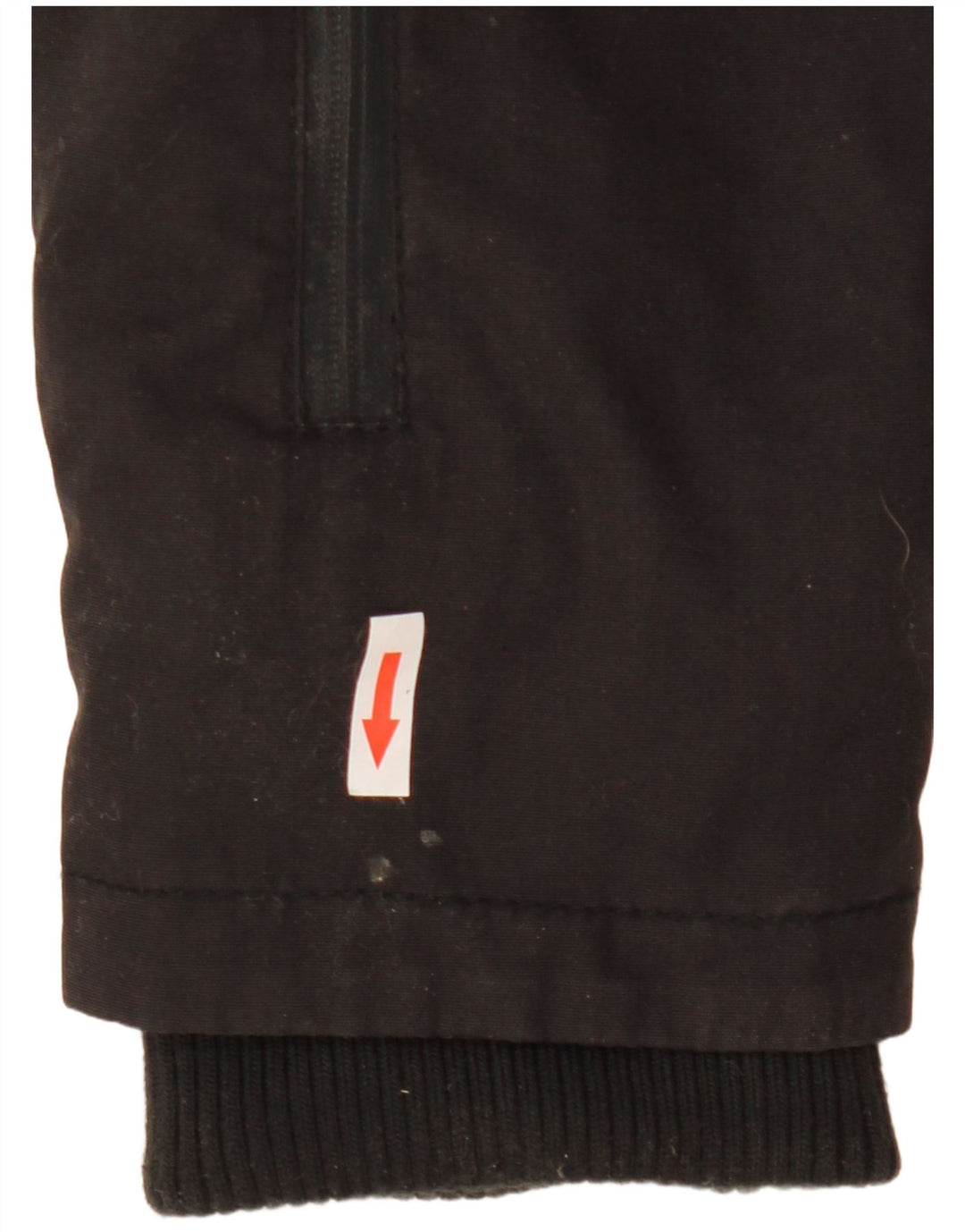 Überprüfen Sie Herren-Kapuzen-Utility-Jacke UK 40 Large Schwarz Polyester