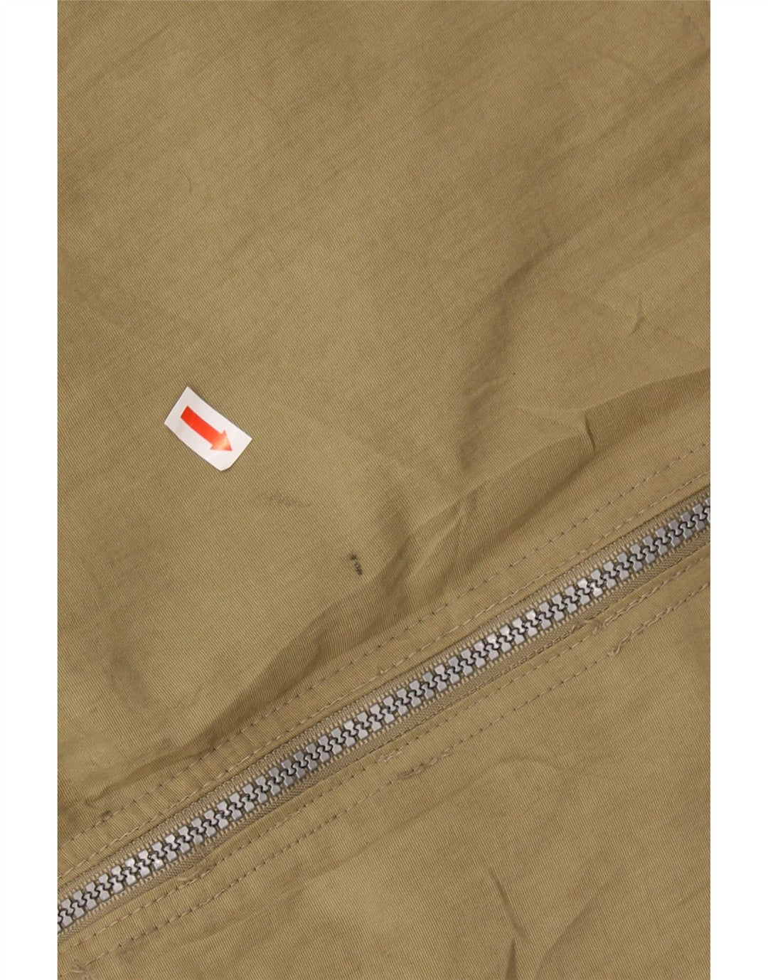 DIADORA Mens Hooded Rain Jacket UK 40 Large Khaki Polyamide