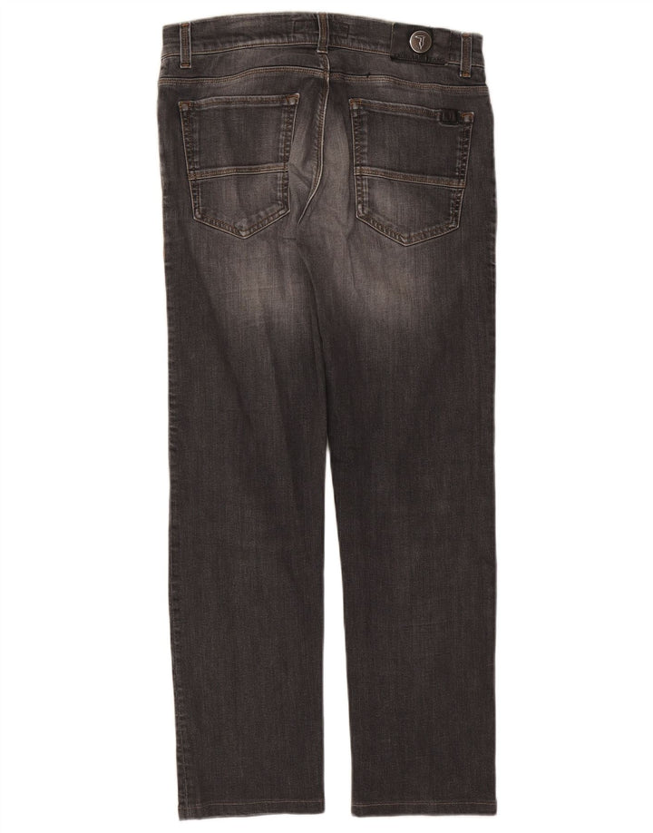 TRUSSARDI Damen Straight Jeans W30 L27 Grau