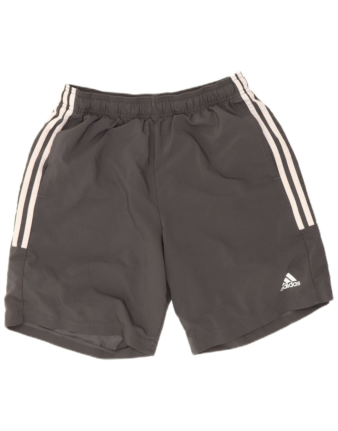 Adidas Herren Sportshorts mittelgraues Polyester