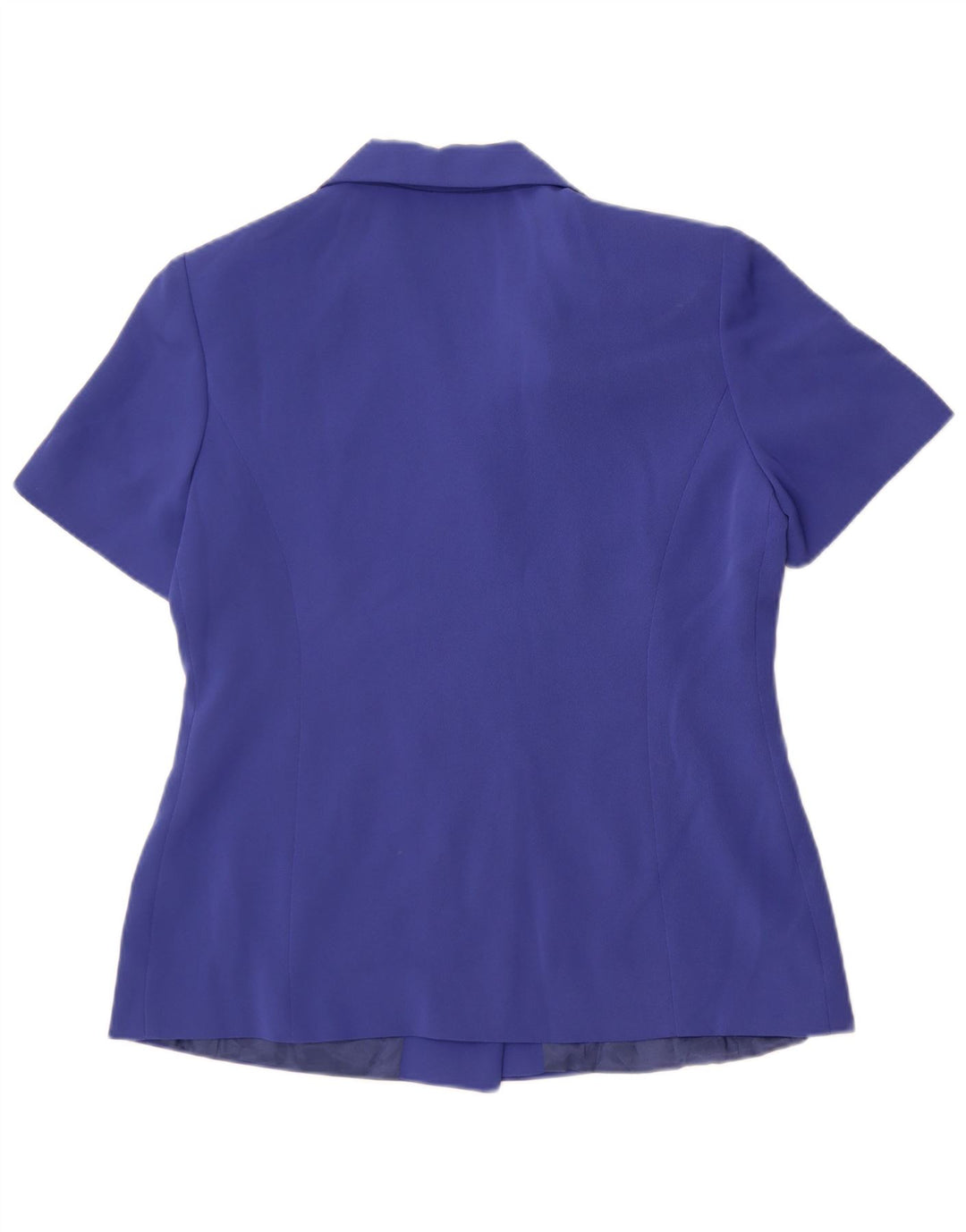 Dream Damen-Blazer, kurzärmelig, zweireihig, Gr. 12, Mittelblau