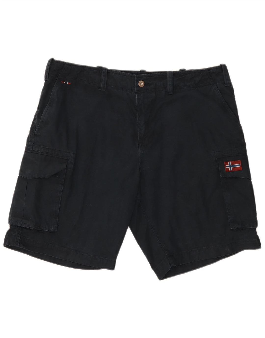 Napapijri Herren-Cargo-Shorts W36, große marineblaue Baumwolle