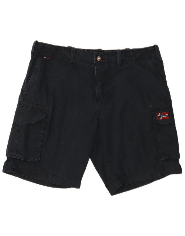 Napapijri Herren-Cargo-Shorts W36, große marineblaue Baumwolle
