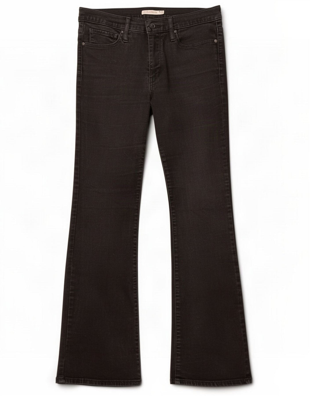 Levi's Damen 315 Bootcut Jeans W30 L32 Schwarze Baumwolle