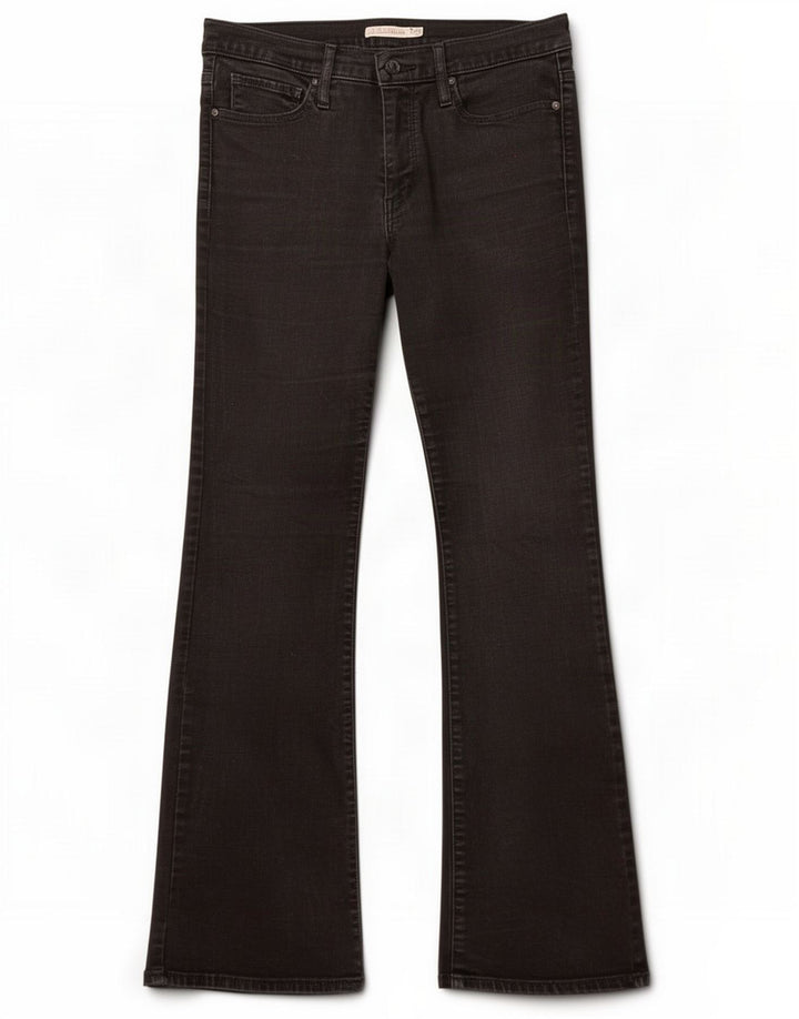 Levi's Damen 315 Bootcut Jeans W30 L32 Schwarze Baumwolle