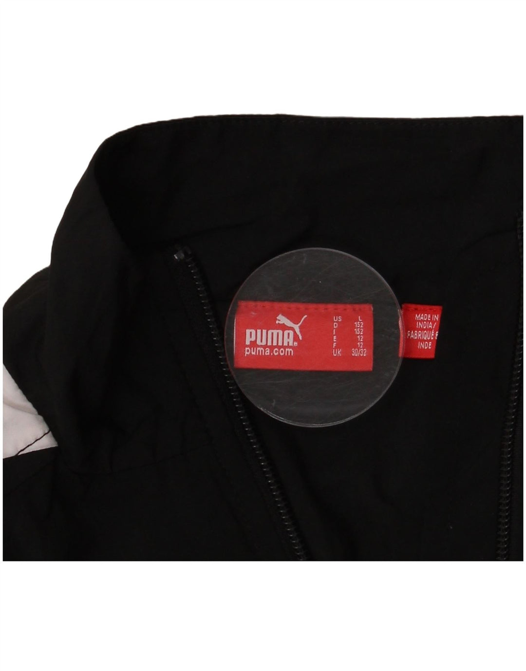 PUMA Jungen Grafik-Trainingsanzug-Top-Jacke, 11–12 Jahre, Schwarz, Farbblock