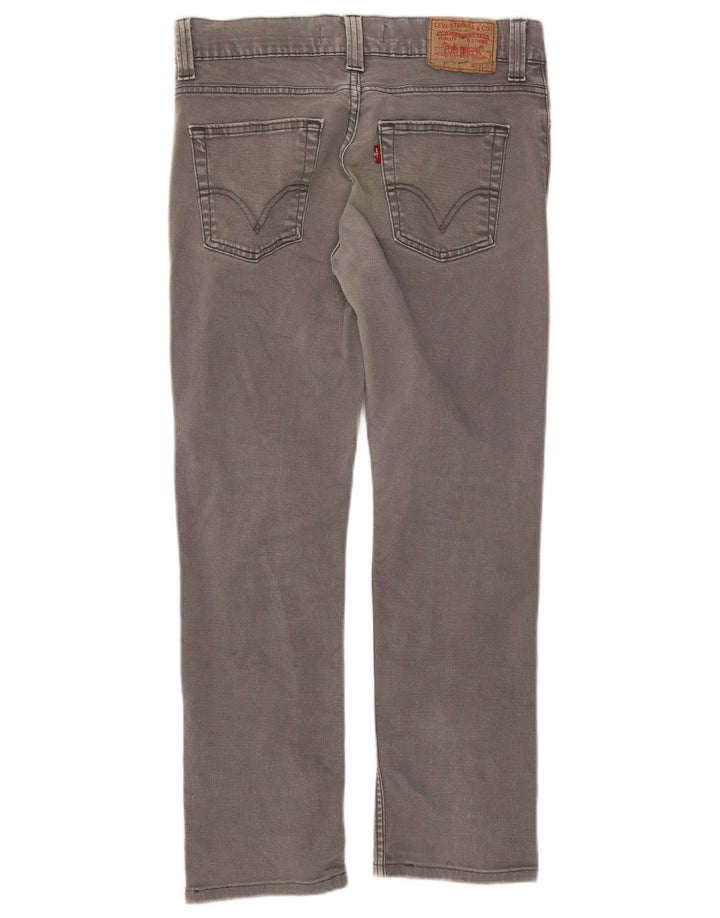 Levi's Damen 511 Slim Jeans W32 L28 Graue Baumwolle