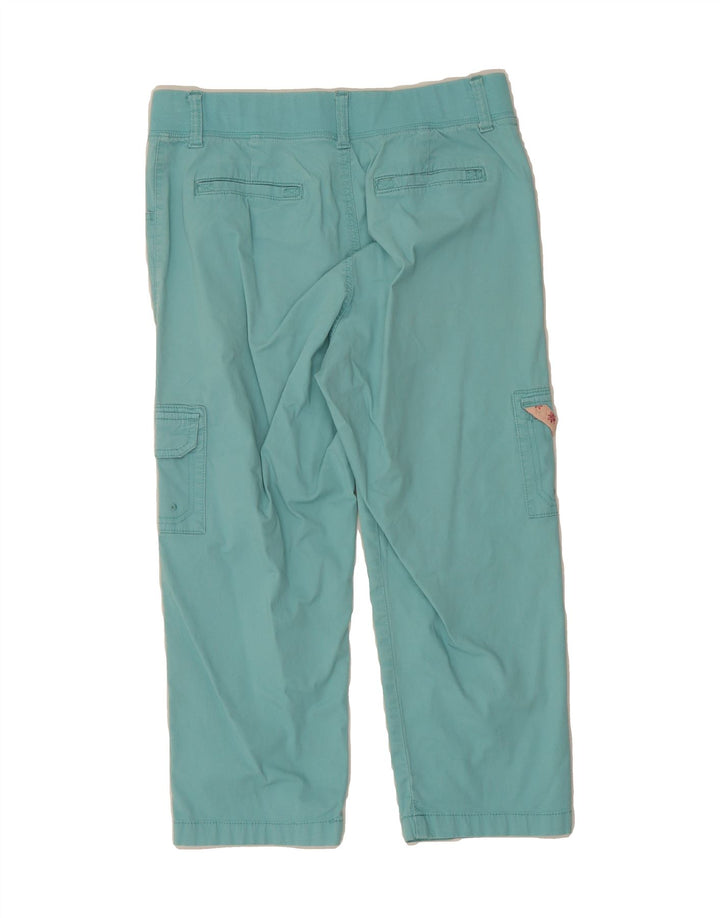LEE Womens Cargo Capri Trousers US 10 Large W34 L21 Blue Cotton Vintage Lee and Second-Hand Lee from Messina Hembry 