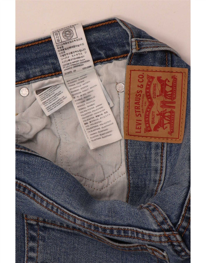 Levi's Herren Straight Jeans W28 L29 Blaue Baumwolle