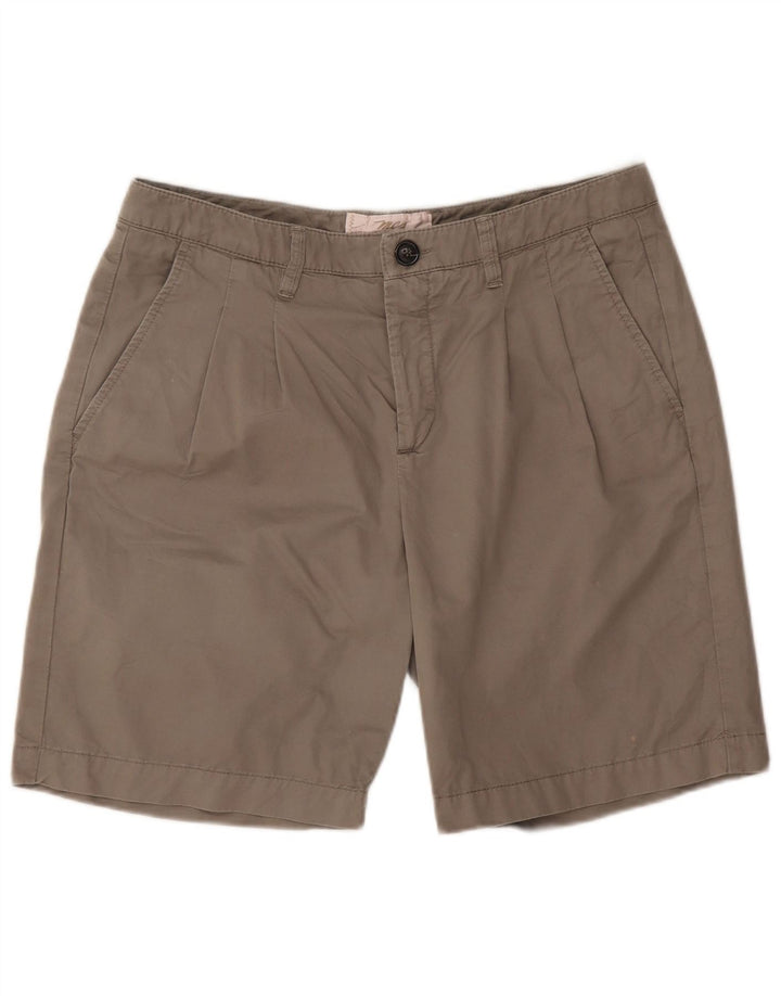 Marlboro Classics Damen Pegged Chino Shorts IT 42 Medium W34 Grau
