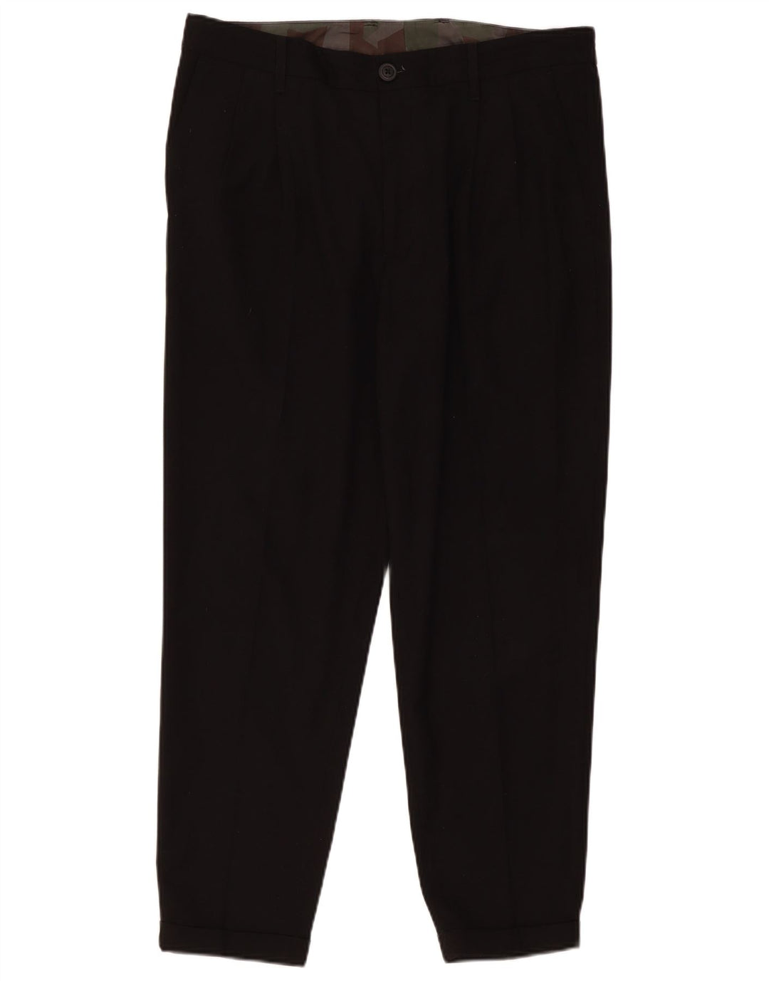 Armani Exchange Herren Pegged Chino Hose W34 L28 Schwarz Polyester