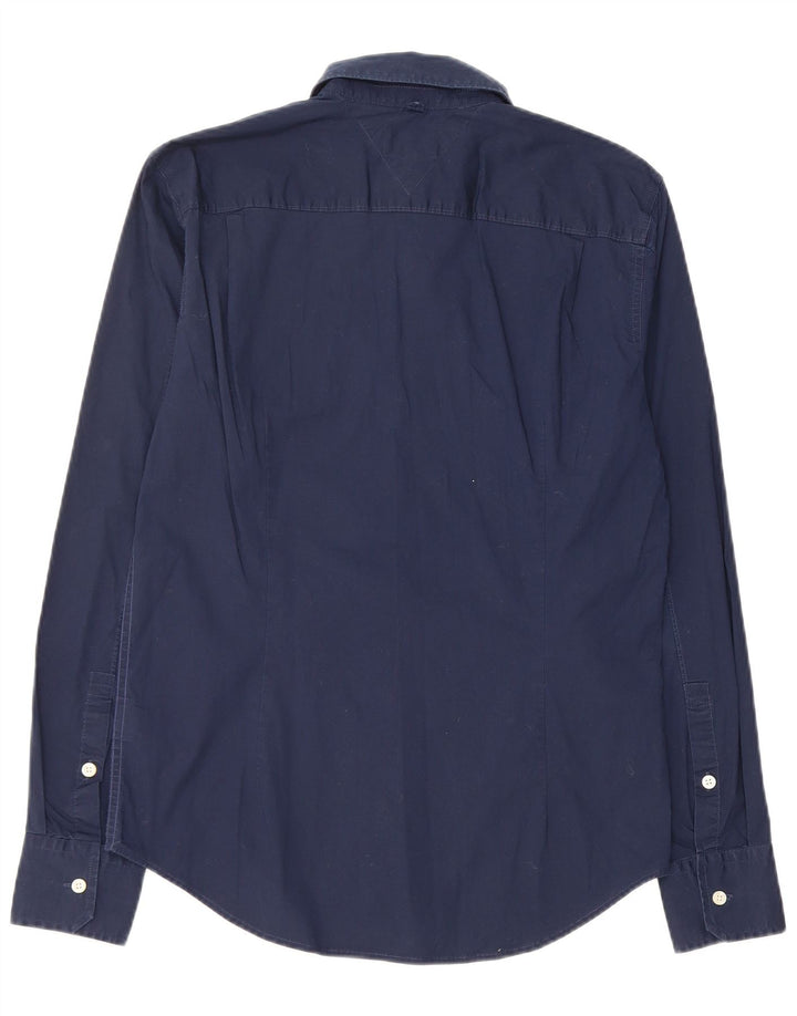 TOMMY HILFIGER Herrenhemd Medium Navy Blue Cotton