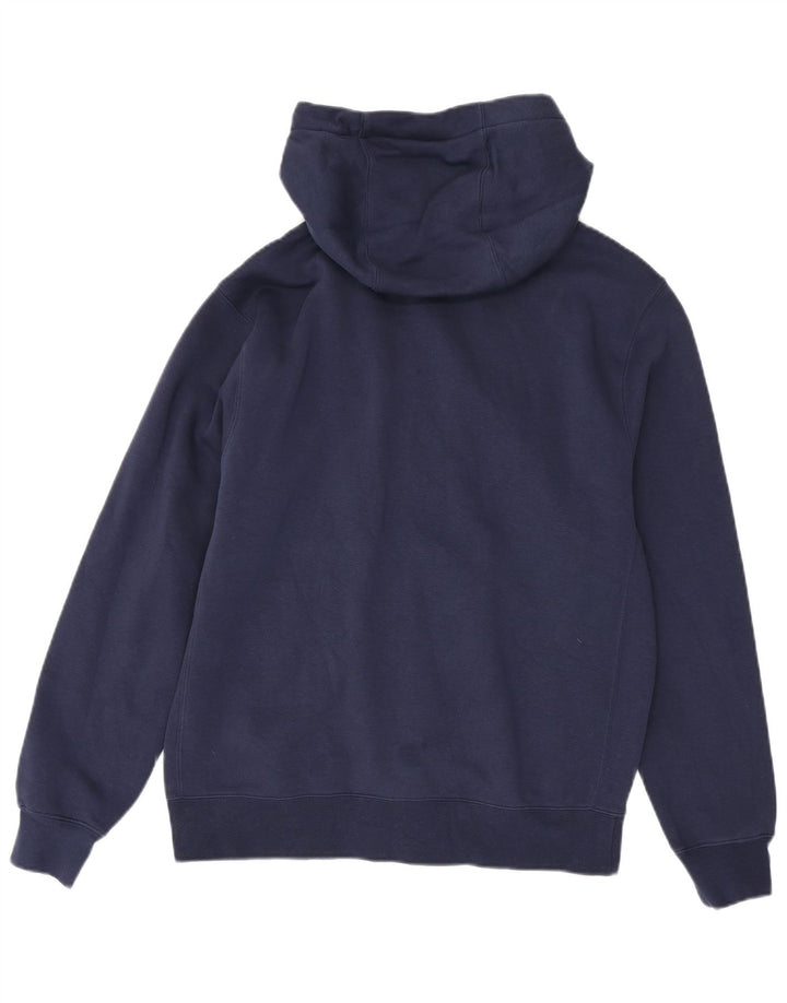 Nike Herren-Kapuzenpullover mit Reißverschluss, mittelmarineblaue Baumwolle