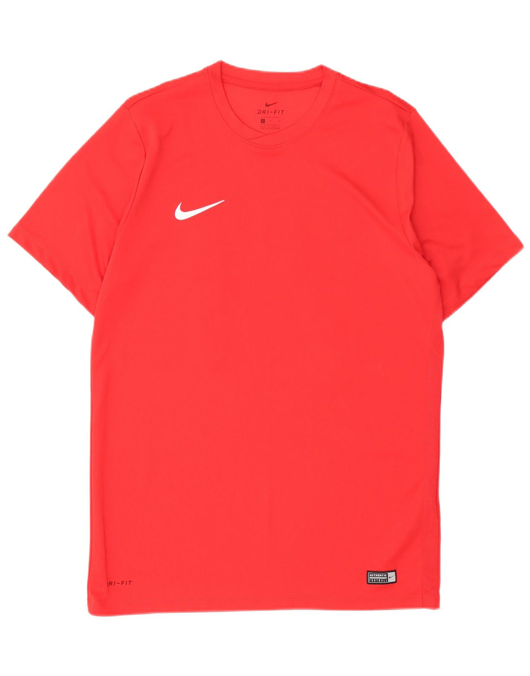 NIKE Herren Dri Fit Grafik-T-Shirt-Oberteil, großes rotes Polyester