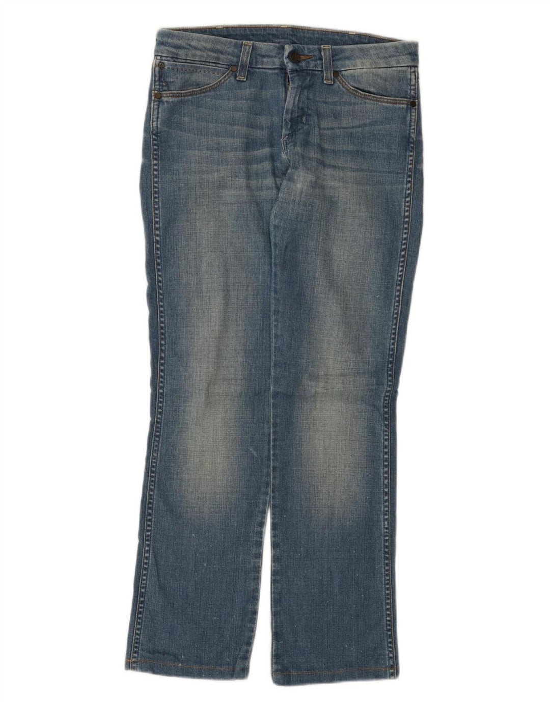 Wrangler Damen Sofia Bootcut Jeans W29 L30 Blaue Baumwolle
