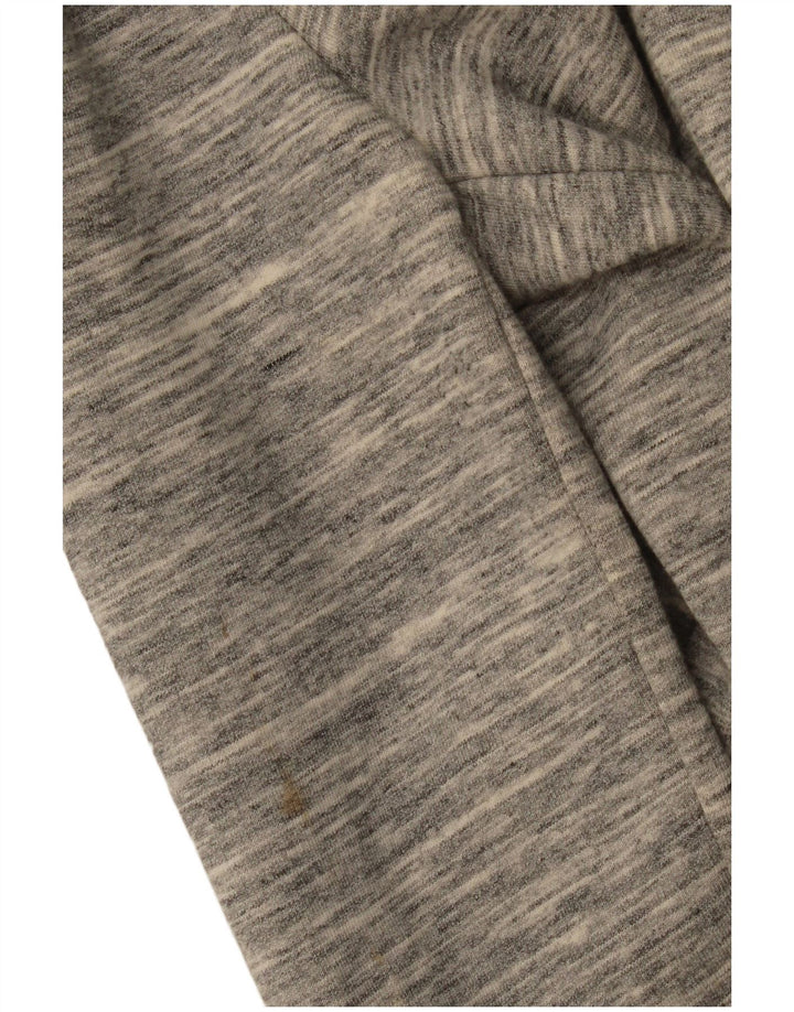 Superdry Damen-Blazer mit 1 Knopf, UK 14, mittelgrau gefleckte Baumwolle