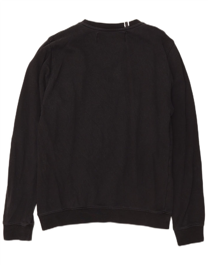 Replay Damen-Sweatshirt-Pullover UK 16 Large Schwarz Baumwolle