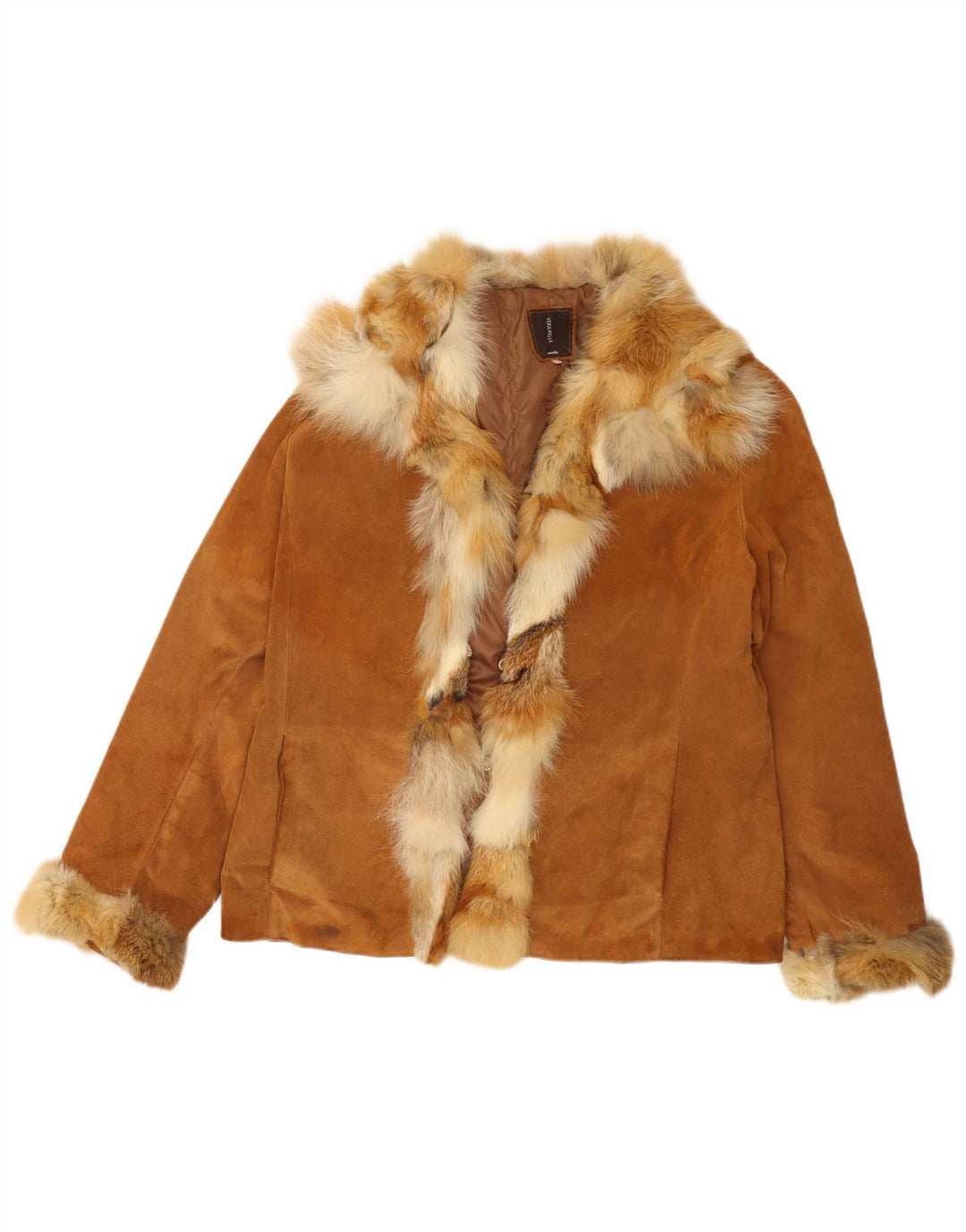 Conbipel Damen Wildlederjacke IT 48 XL Beige Leder