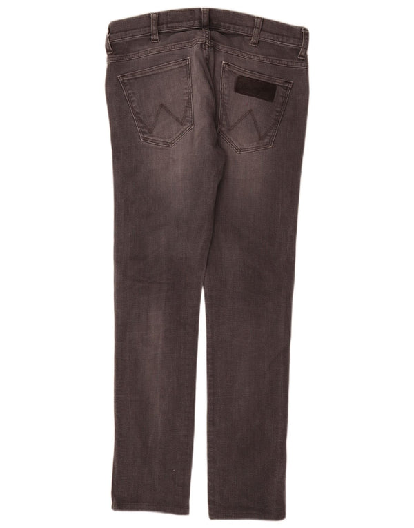 Wrangler Damen Slim Jeans W30 L31 Graue Baumwolle