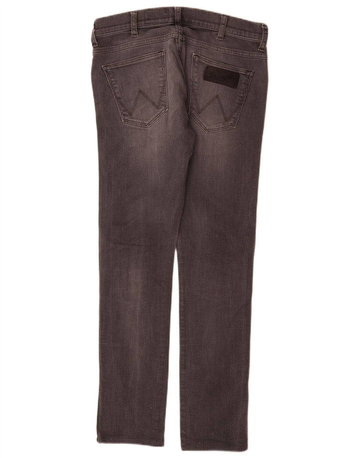 Wrangler Damen Slim Jeans W30 L31 Graue Baumwolle