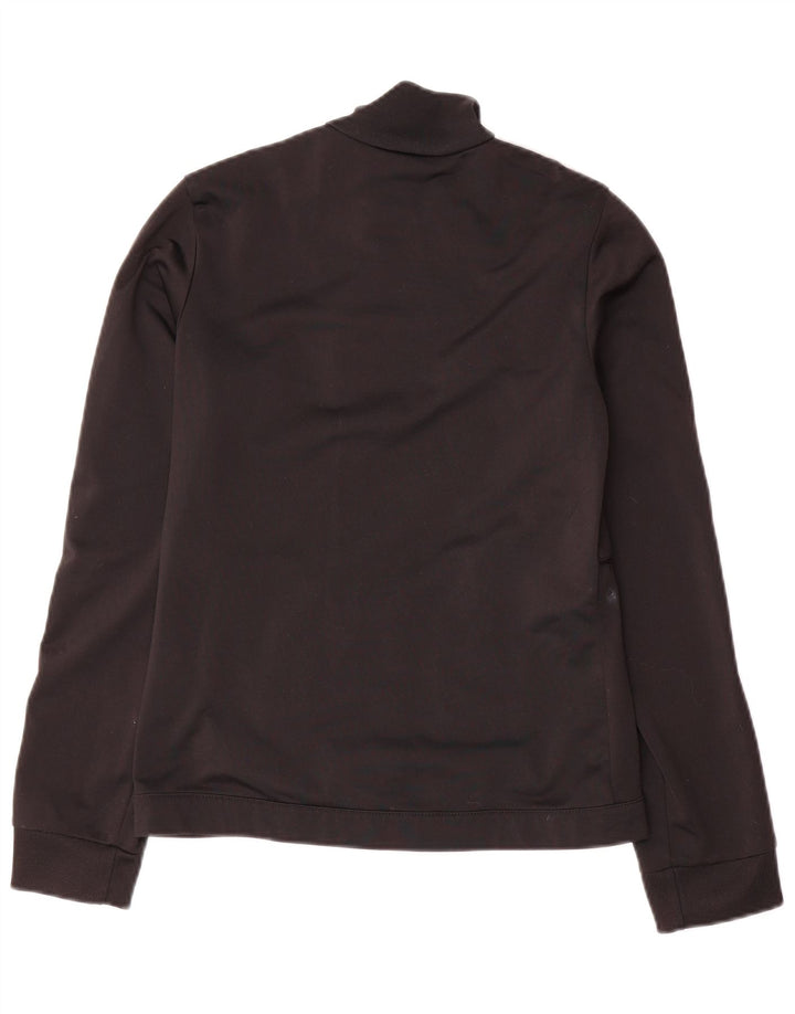 Adidas Damen Trainingsanzug Top Jacke UK 10 Small Schwarz Polyester